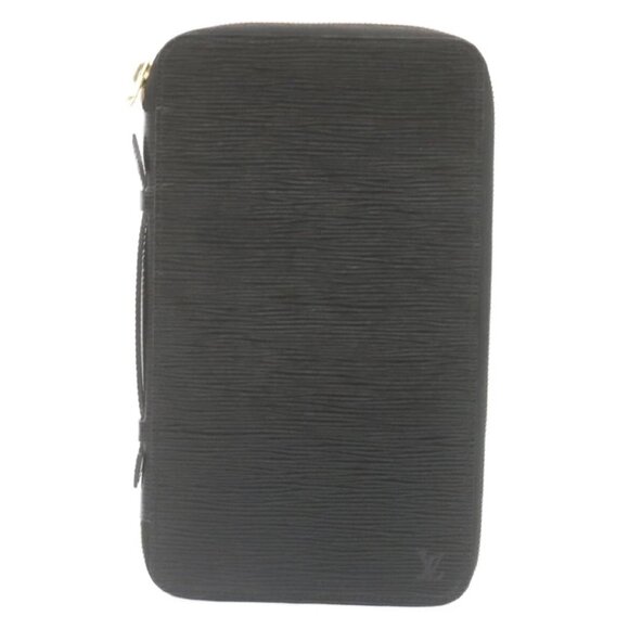 LOUIS VUITTON Epi Travel Case Black LV Auth - Picture 12 of 16